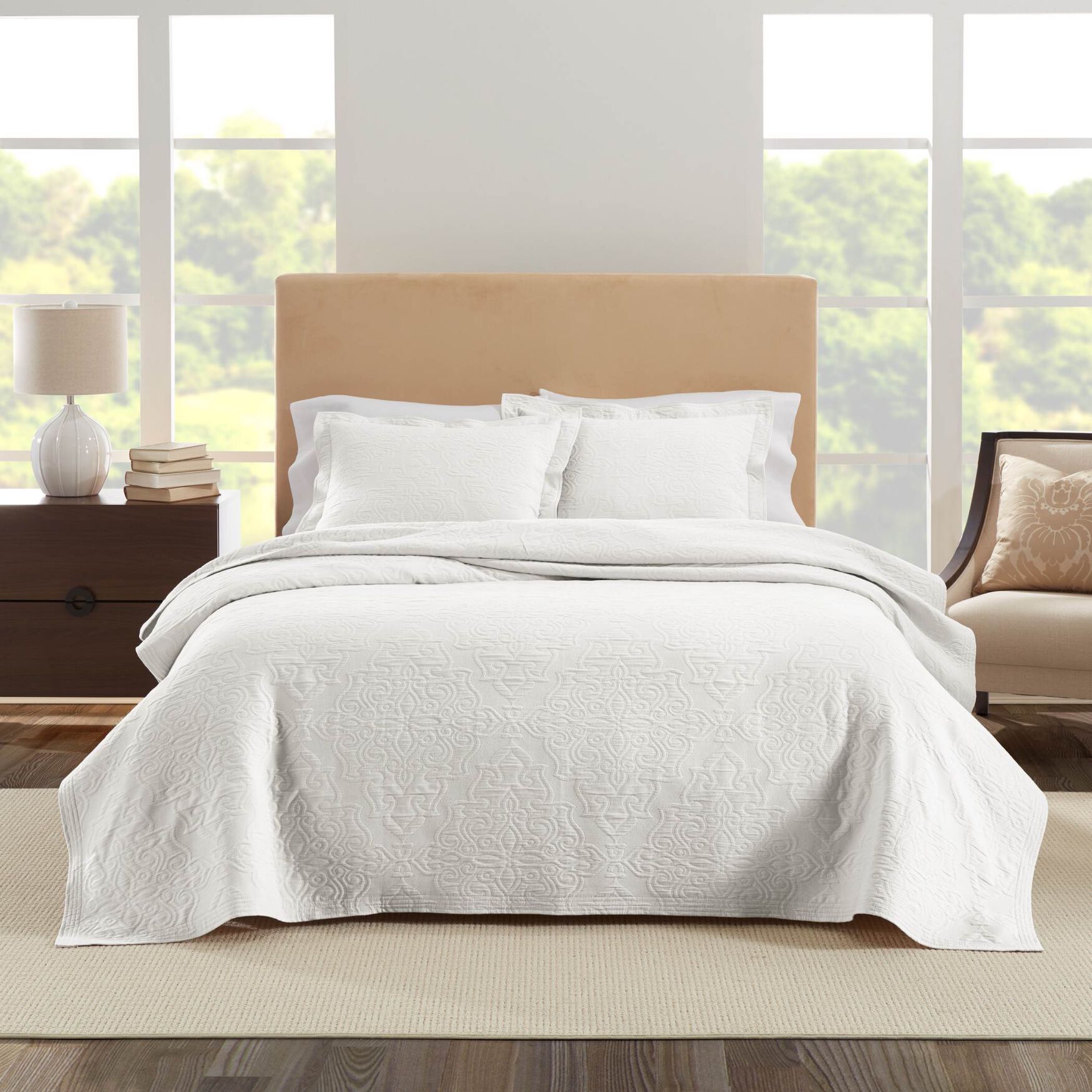 Raphaela European Matelassé Coverlet Set, , on-hover image number 1