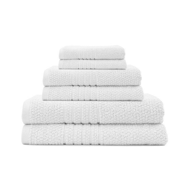 Softee 6-Pc. Towel Set, WHITE, hi-res image number null