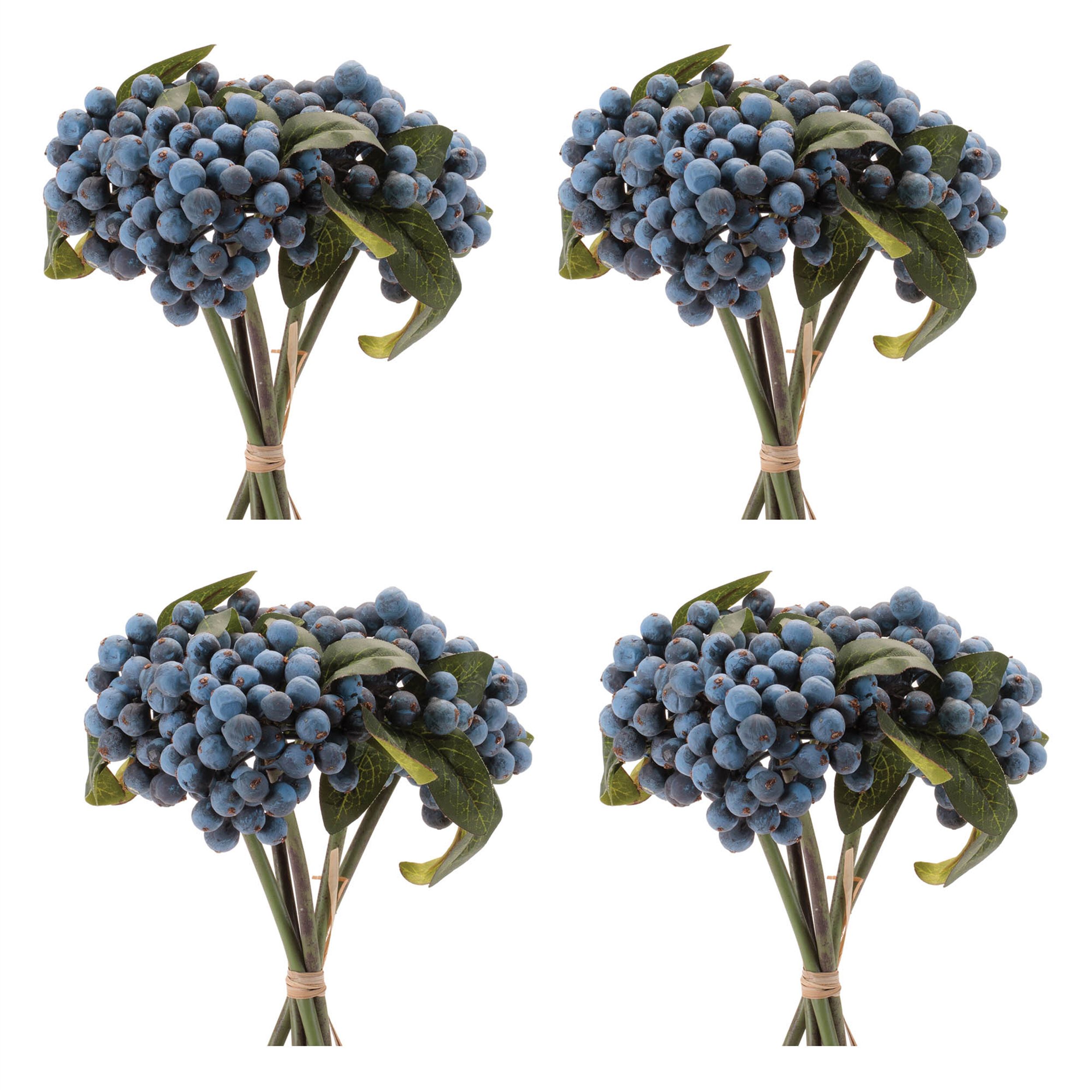 Berry Stem Bundle Set of 4, BLUE GREEN, alternate image number 2