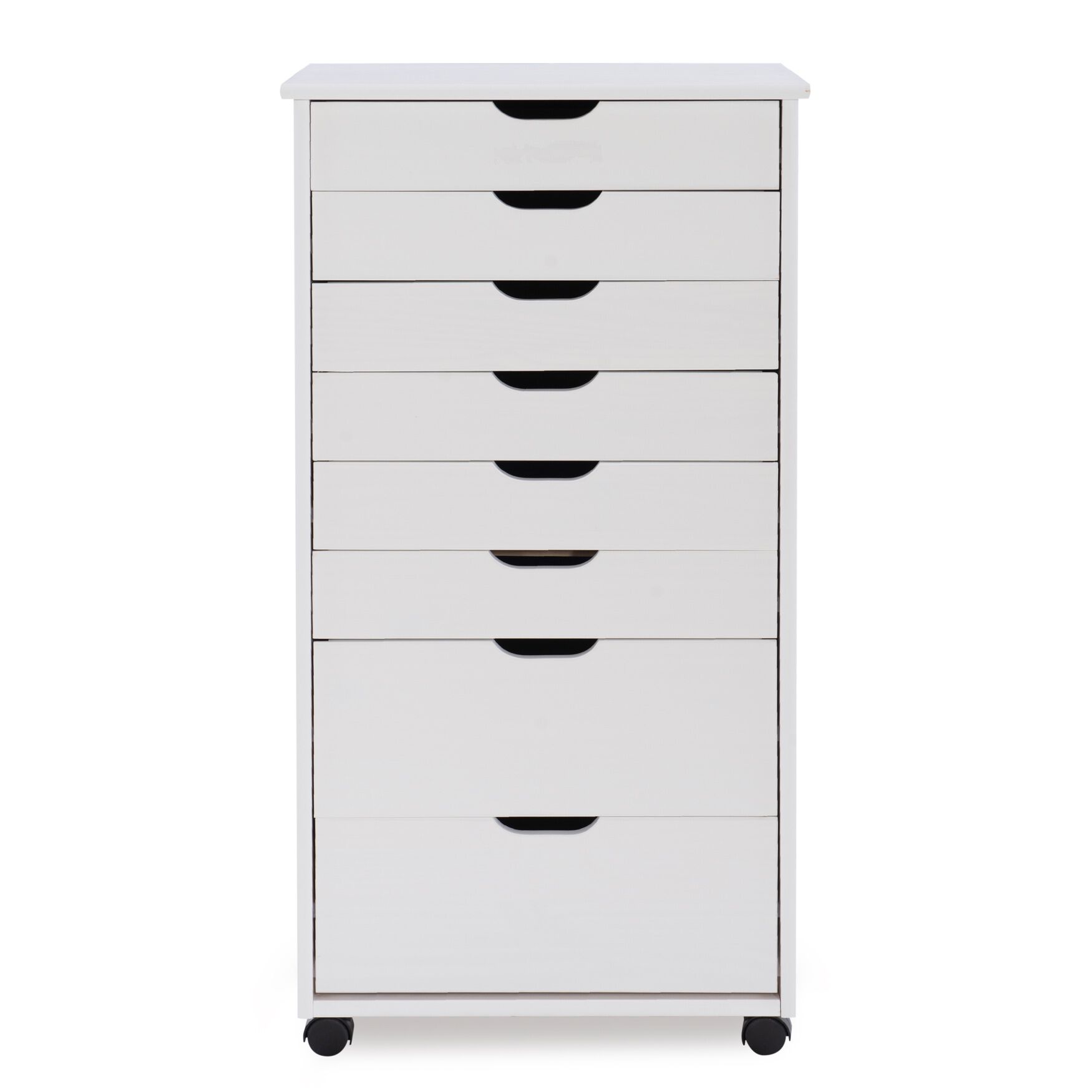 Croghan Eight Drawer Rolling Storage Cart, , alternate image number 4
