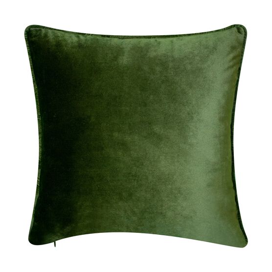 Velvet Patchwork Embroidered Decorative Pillow , , on-hover image number null