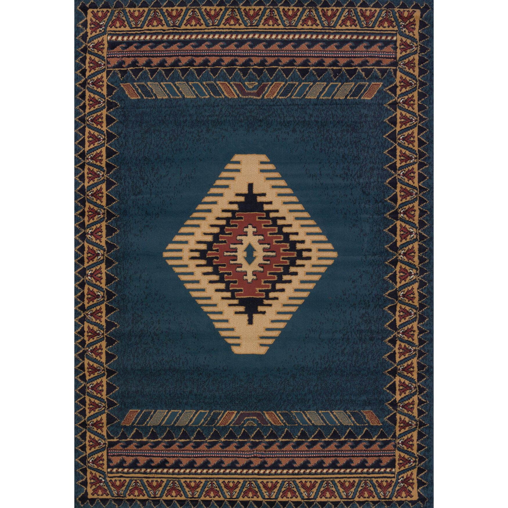 Manhattan Tuscan Area Rug, BLUE, hi-res image number 0