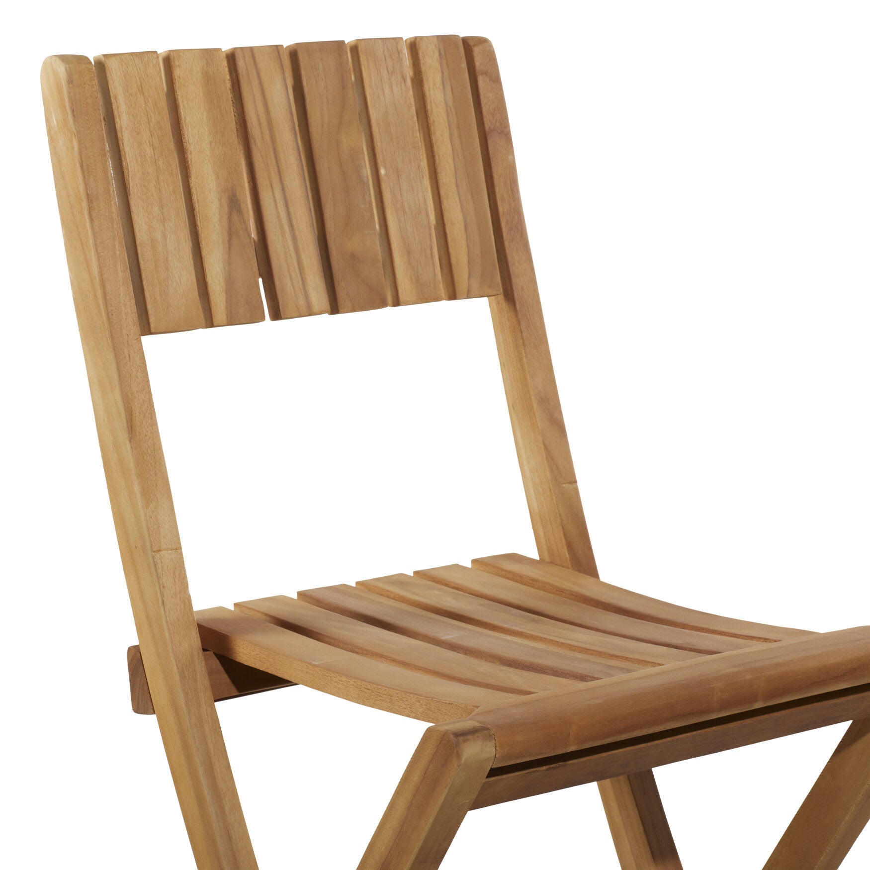 Set Of 2 Brown Teak Wood Traditional Bar Stool, , alternate image number 5