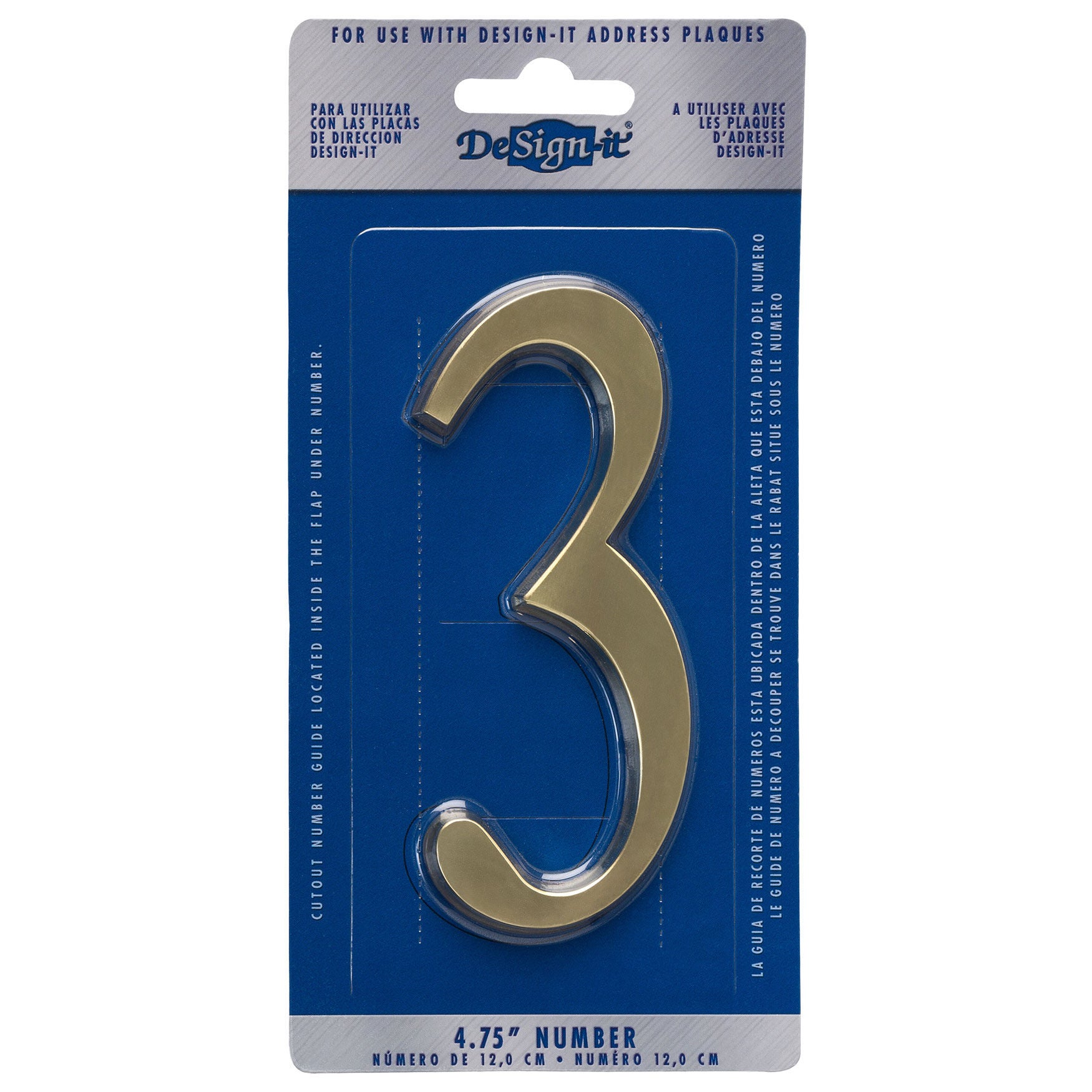 4&frac34;" Numbers, , alternate image number 4