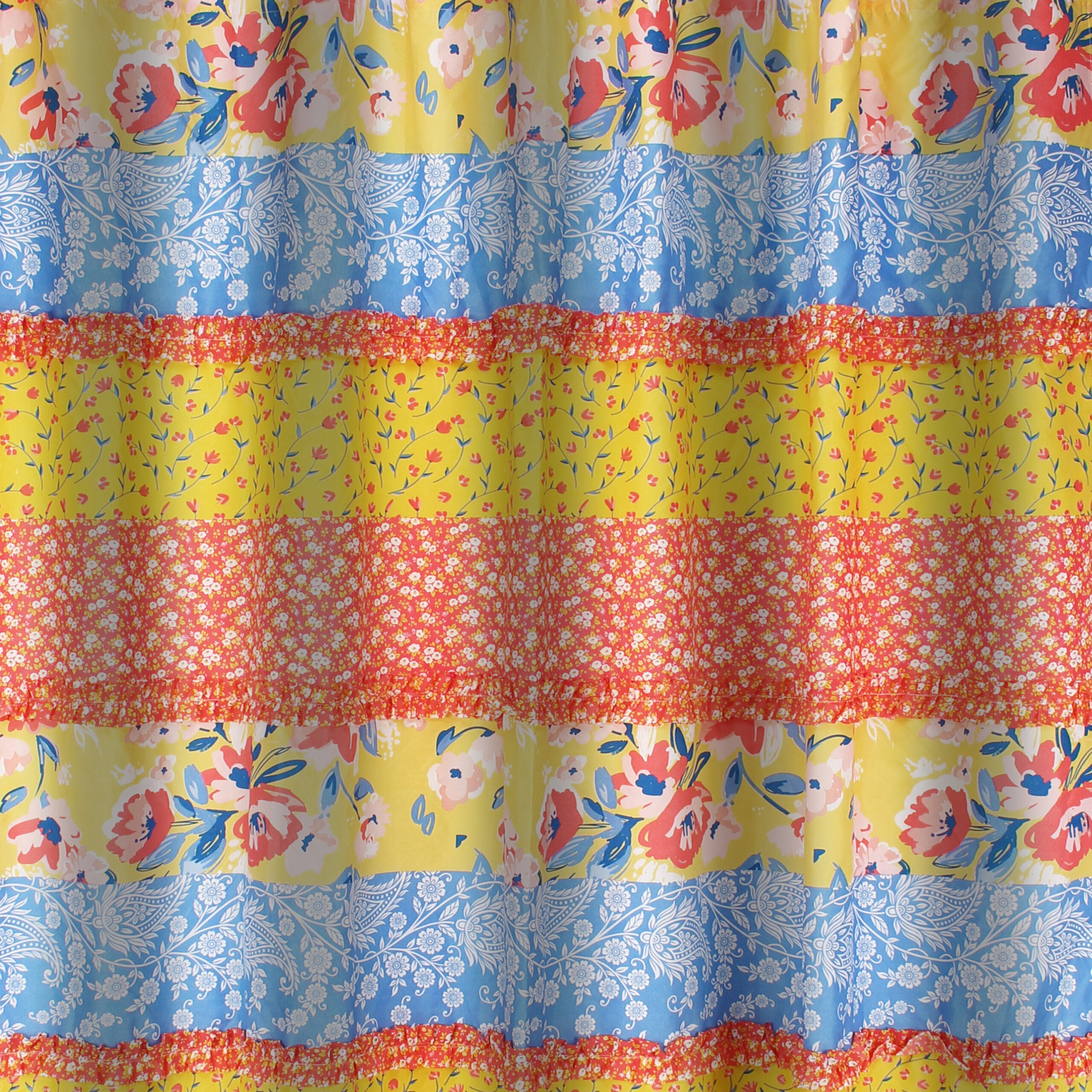 Greenland Home Fashions™ Skylar Bath and Shower Curtain, CALICO, alternate image number 3