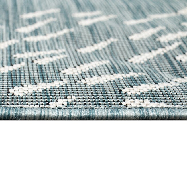 Carmel School Of Fish Indoor/Outdoor Area Rug Aqua, , alternate image number 2