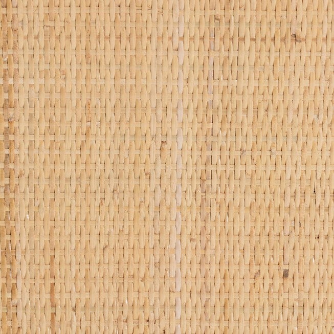 Close-up texture of natural rattan woven panel