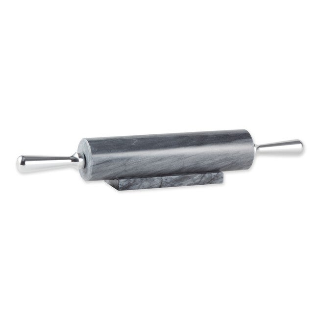 Grey Marble Rolling Pin, GRAY, hi-res image number 0