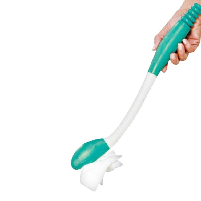 Long Reach Comfort Wipe - Bathroom Hygiene Wand Tool Assistant, , on-hover image number null