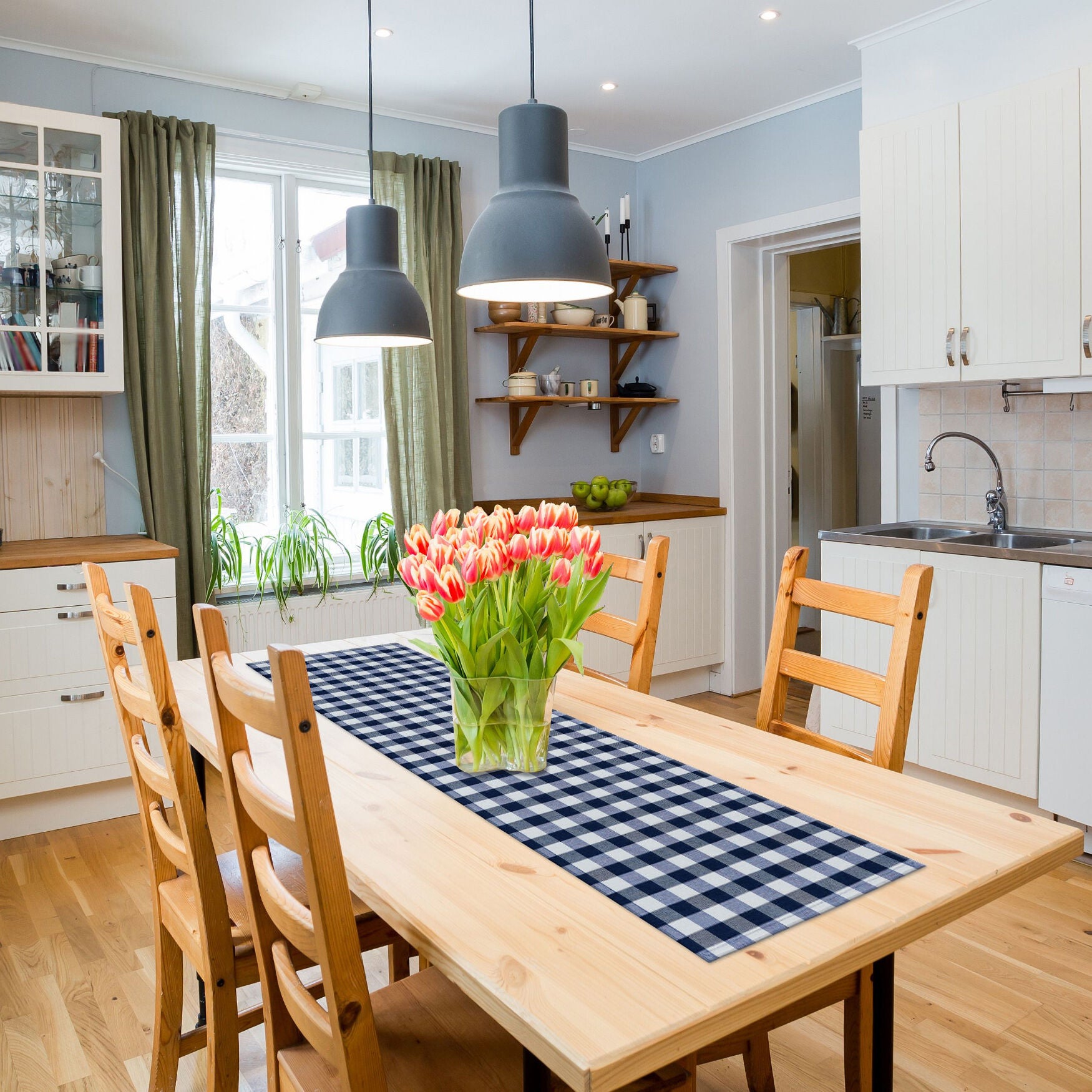 Buffalo Check Table Runner - 13-in x 90-in, , alternate image number 14