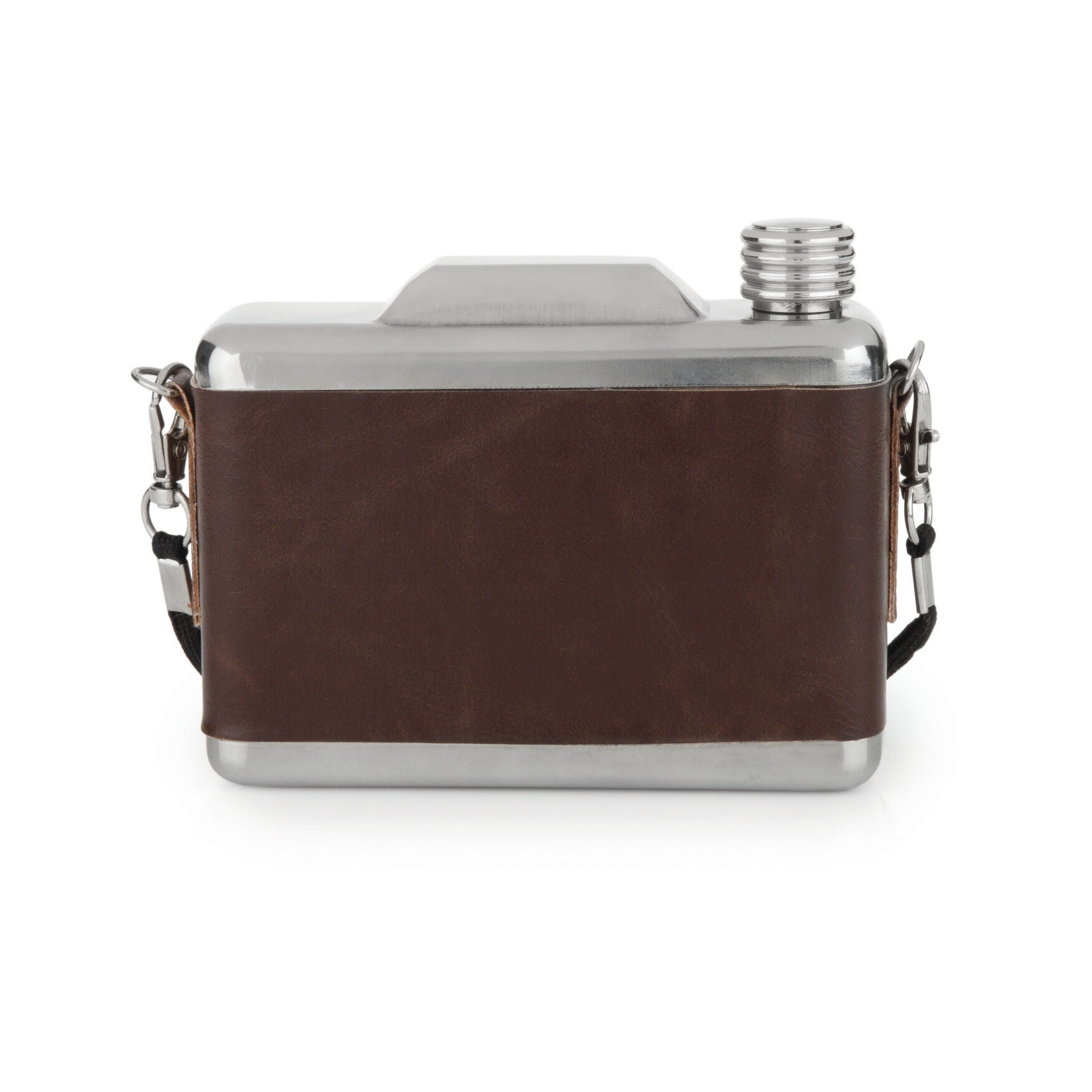 Stainless Steel Snapshot Camera Beverage Flask, , on-hover image number 1