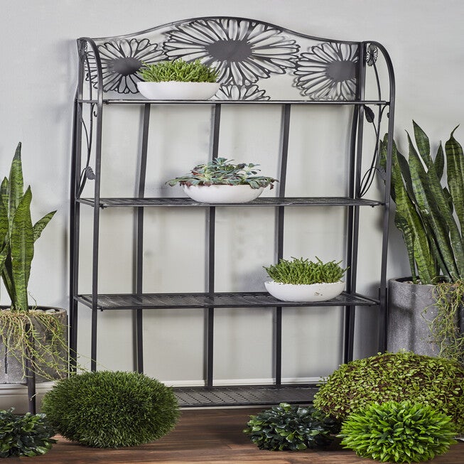 Black Iron Traditional Baker'S Rack, , alternate image number null
