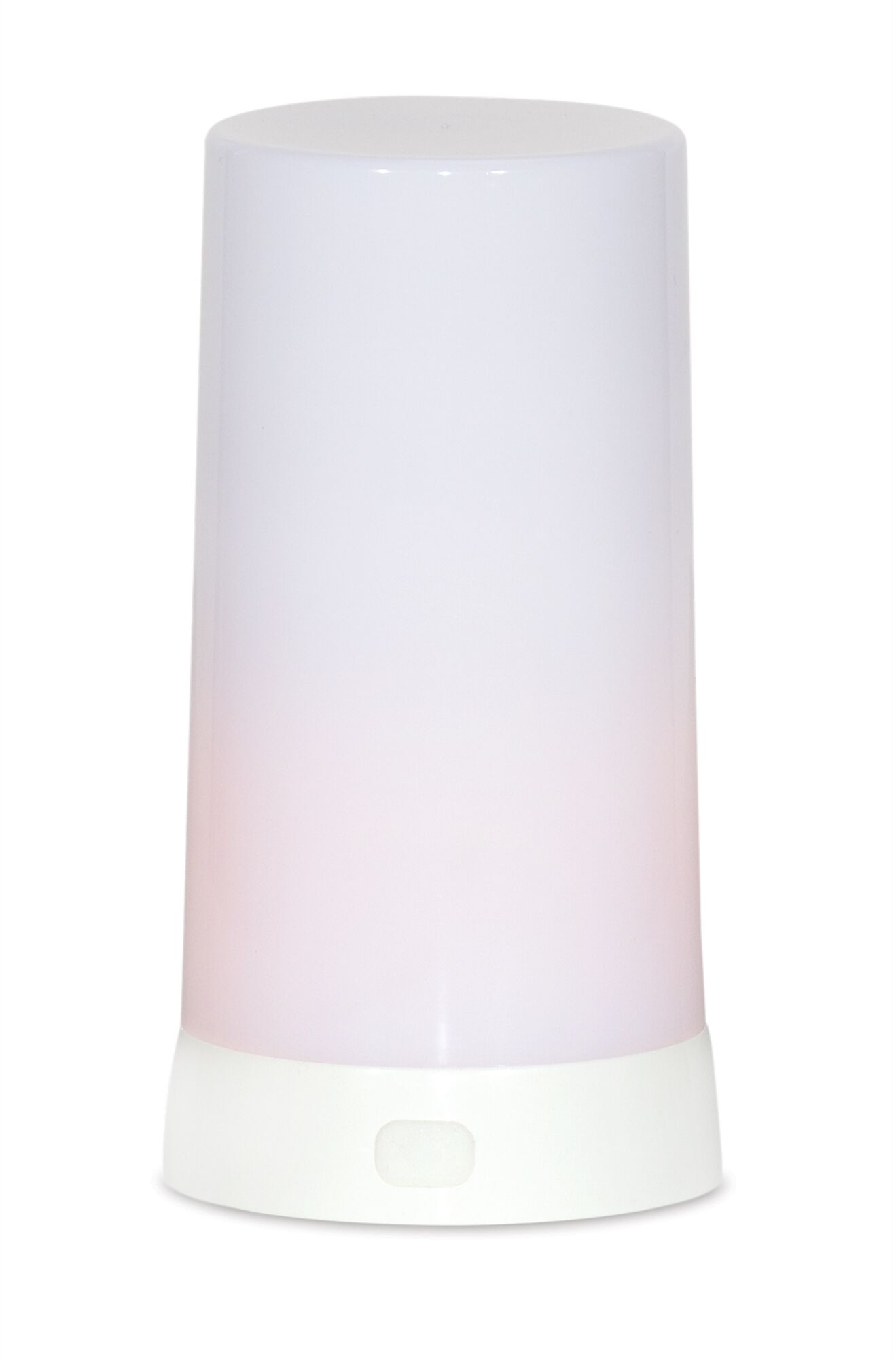 LED Orange Flickering Light Pillar Candle with Remote Set of 2, WHITE ORANGE, hi-res image number 0