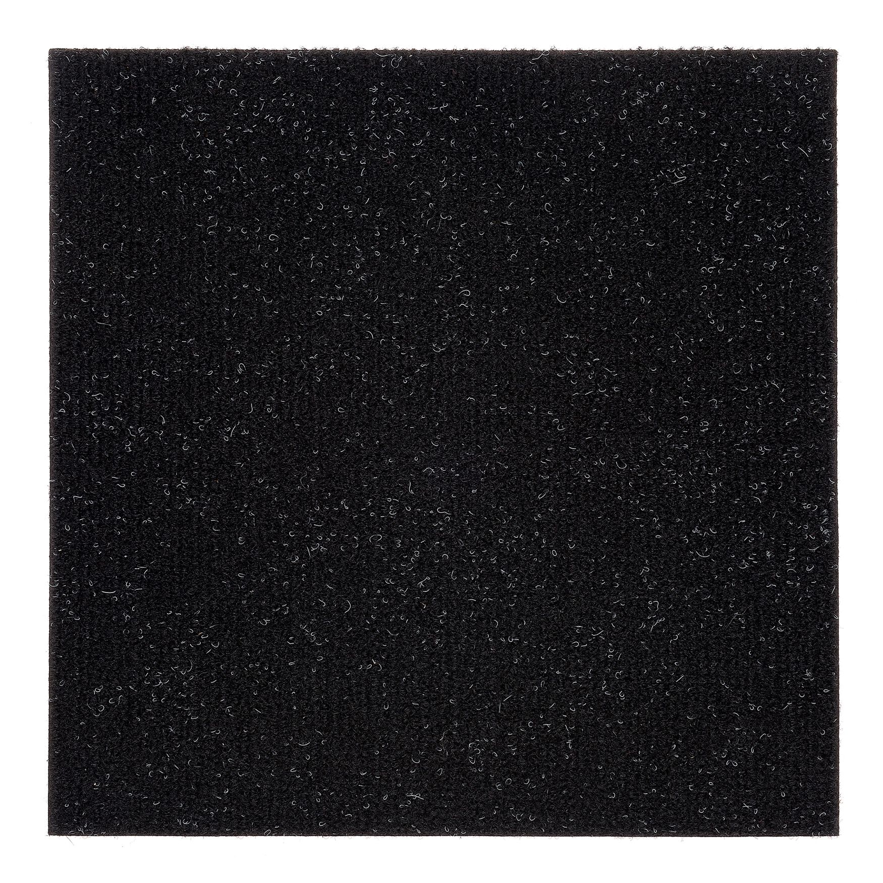 Nexus 12 inches x 12 inches Self Adhesive Carpet Floor Tile - 12 Tiles/12 sq. Ft., BLACK, hi-res image number 0