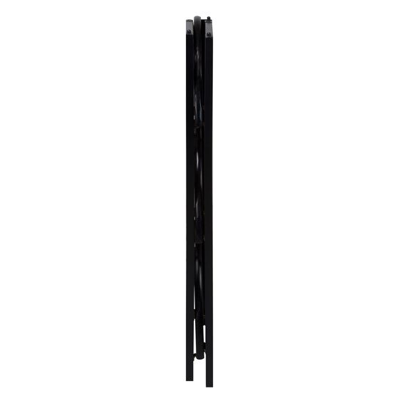 4-Shelf Corner Folding Bookcase-Black, , alternate image number null
