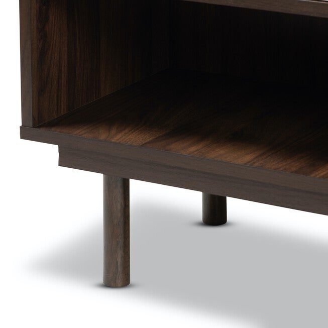 Meike Wood 2-Door Shoe Cabinet Furniture, , alternate image number 5
