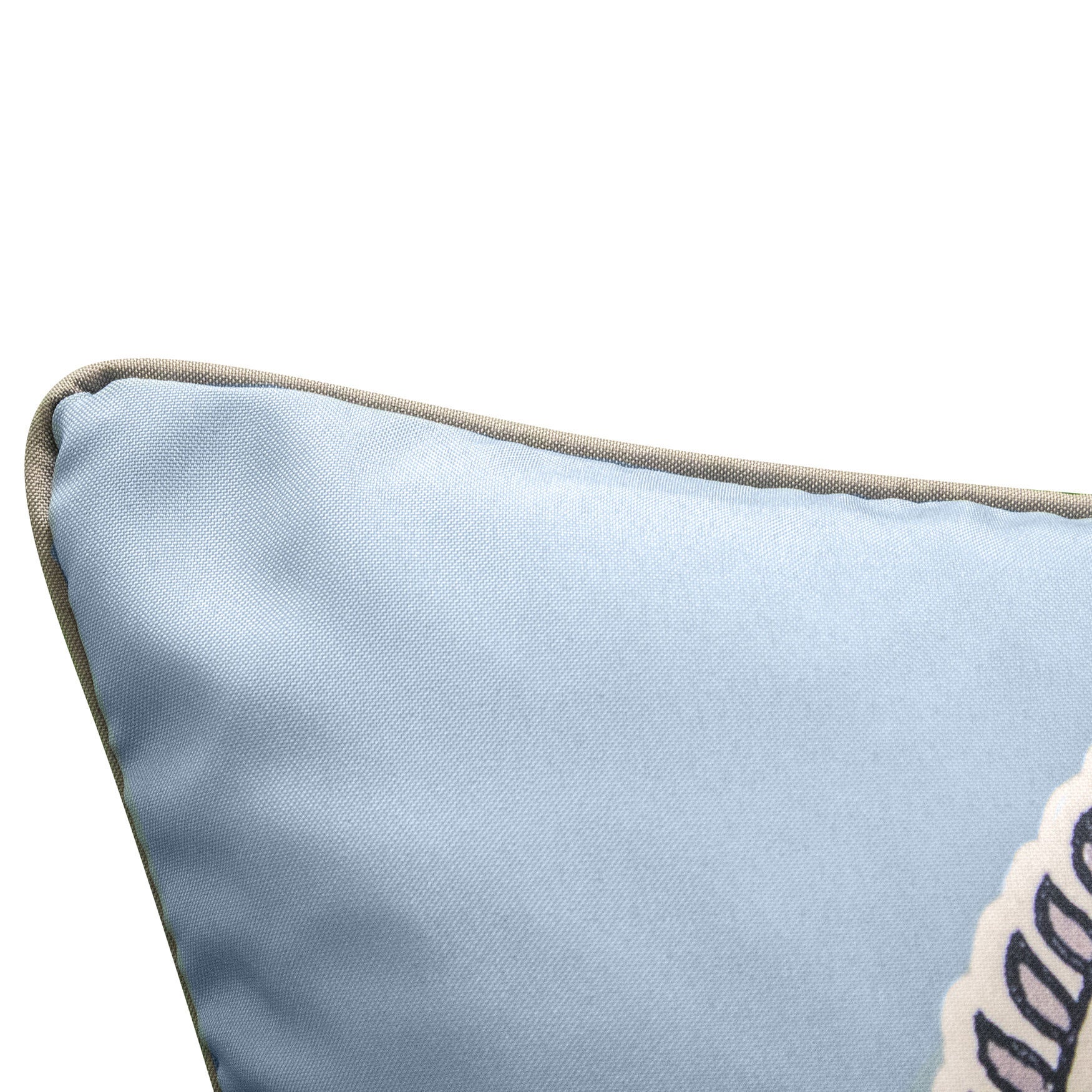 Indoor/Outdoor Reversible Jaipur Print Decorative Throw Pillow 18X18, Turq/Leaf, , alternate image number 11