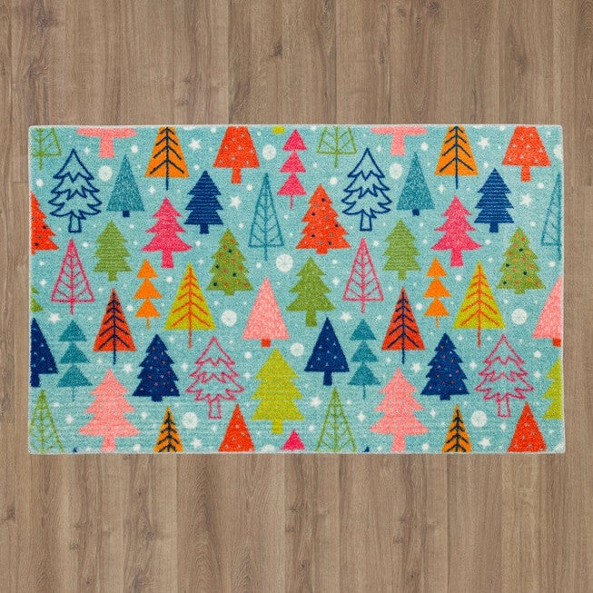 Tree Scatter Kitchen Rug, , alternate image number null