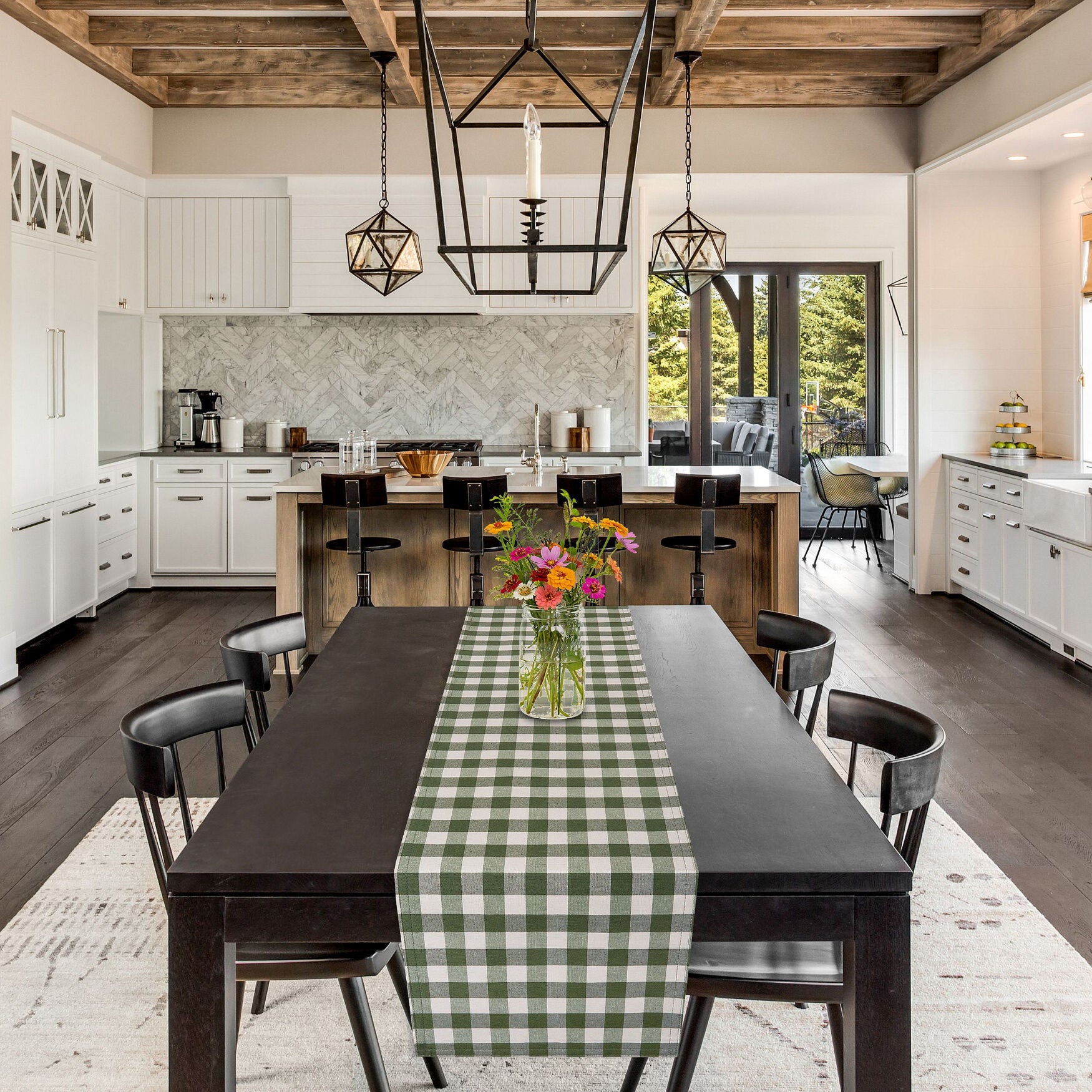 Buffalo Check Table Runner - 13-in x 90-in, , alternate image number 17