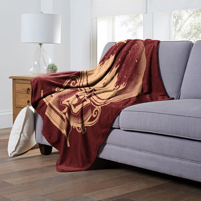 Wb Harry Potter Snowglobe Silk Touch Throw, , alternate image number null