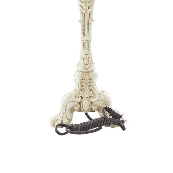 White Polystone Coastal Buffet Lamps, , alternate image number null
