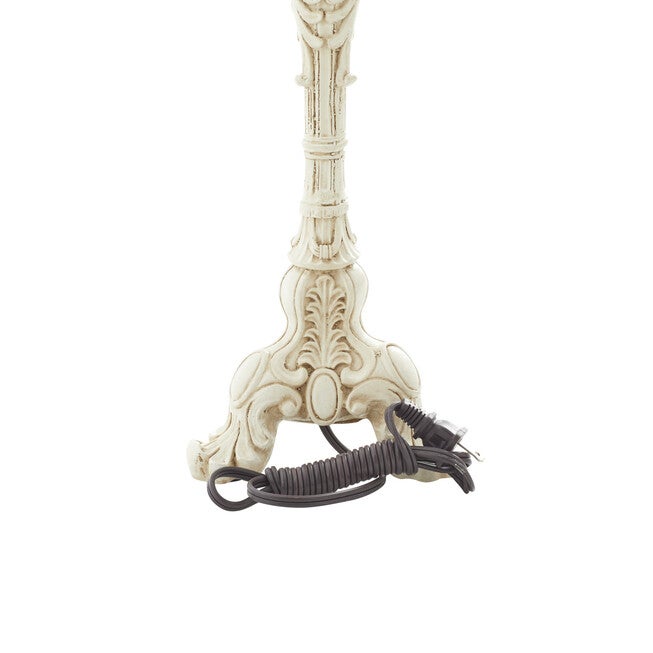 White Polystone Coastal Buffet Lamps, , alternate image number null