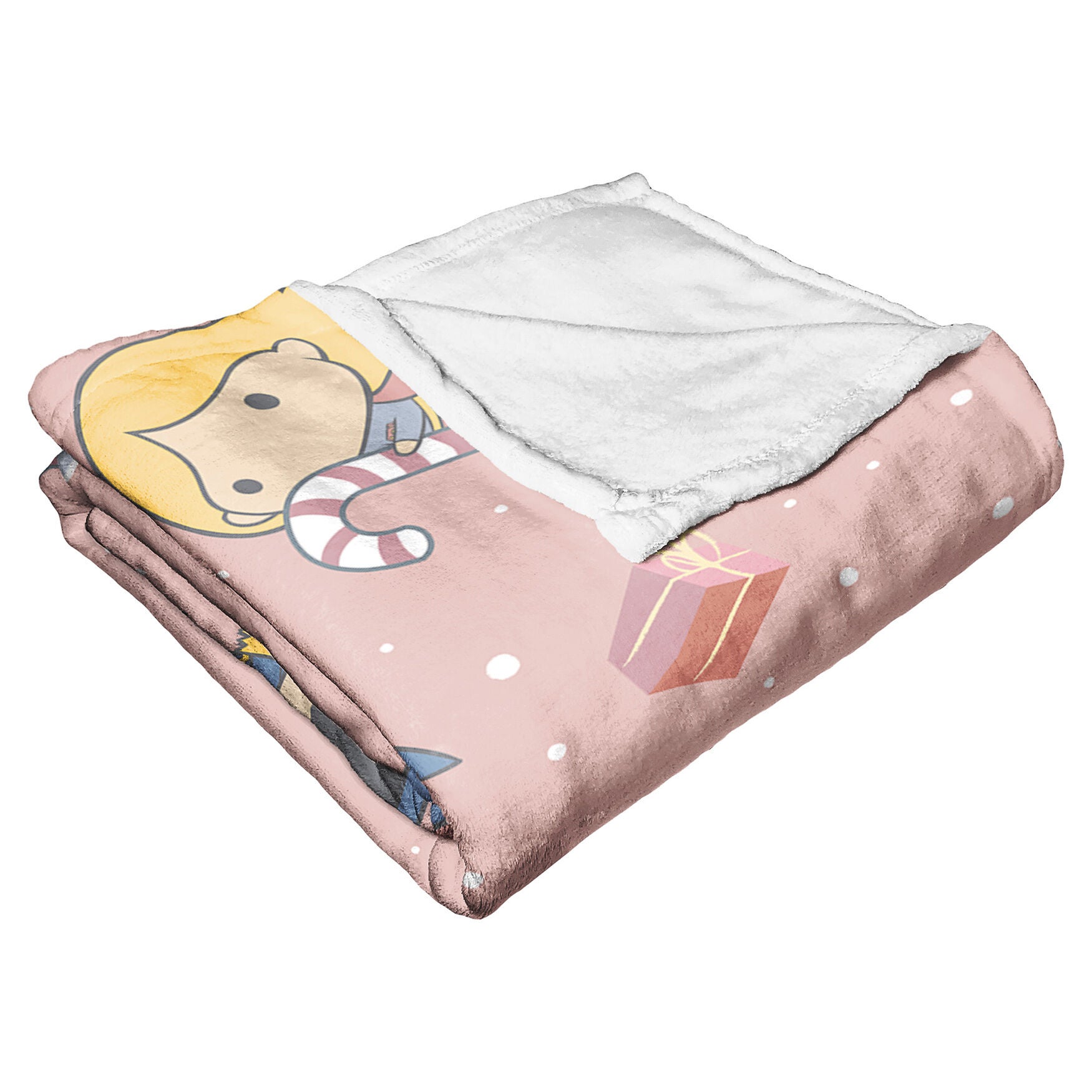 Wb Dc Justice League Deck The Halls Silk Touch Throw, , alternate image number 4