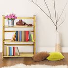 3-Shelf Folding Stackable Bookcase 27.5" Wide-Natural, , alternate image number null
