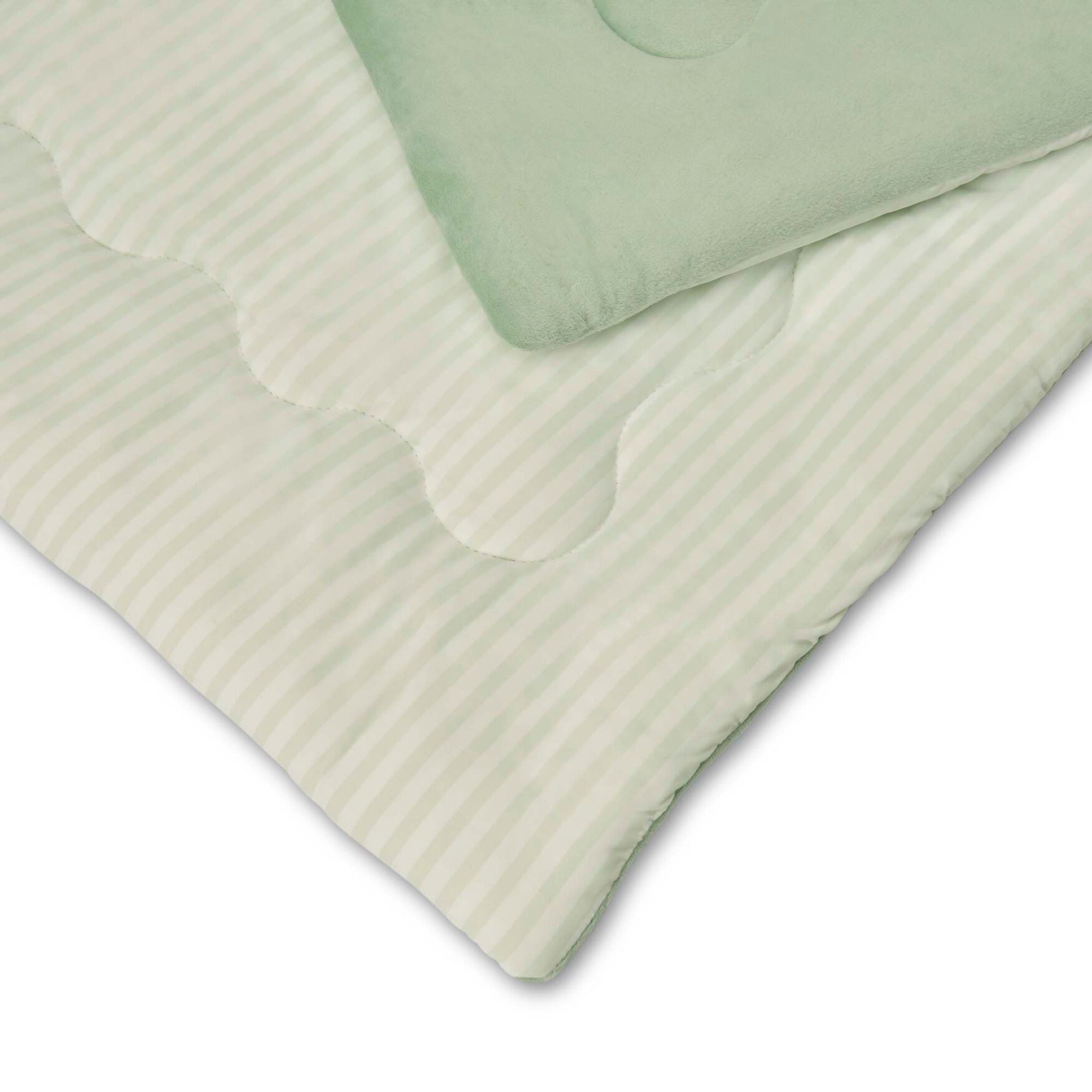 HGTV All Seasons Cooling Throw, SAGE STRIPE, alternate image number 3