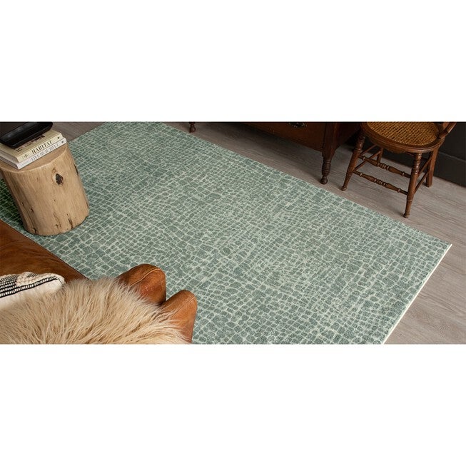 Crocodile Skin Area Rug, , alternate image number null