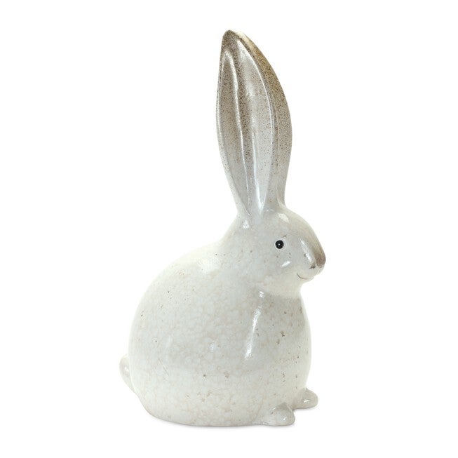 Bunny (Set of 2) 11.75 inchesH Terra Cotta, WHITE/GOLD, alternate image number null