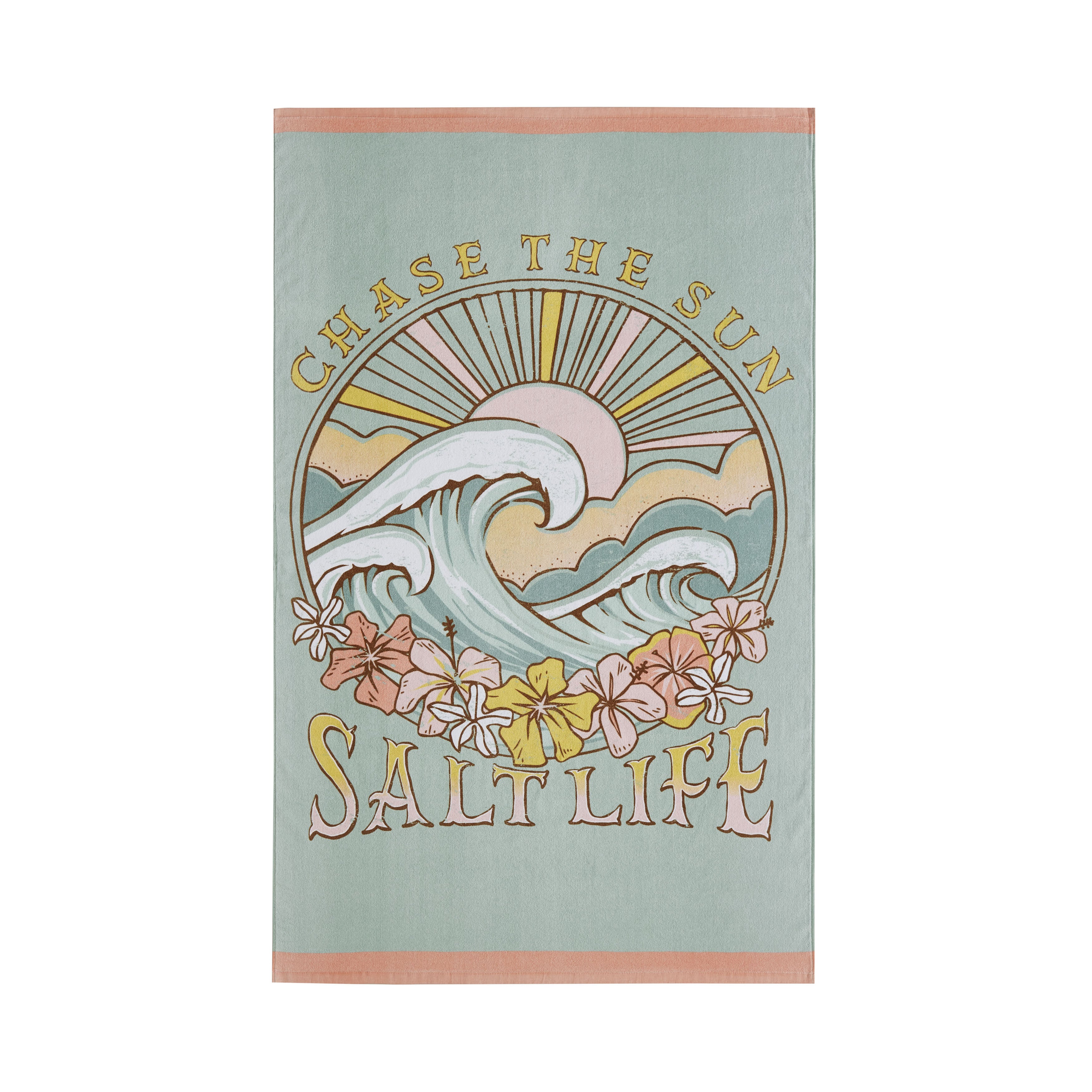 Chase The Sun Beach Towel, SAGE, alternate image number 2