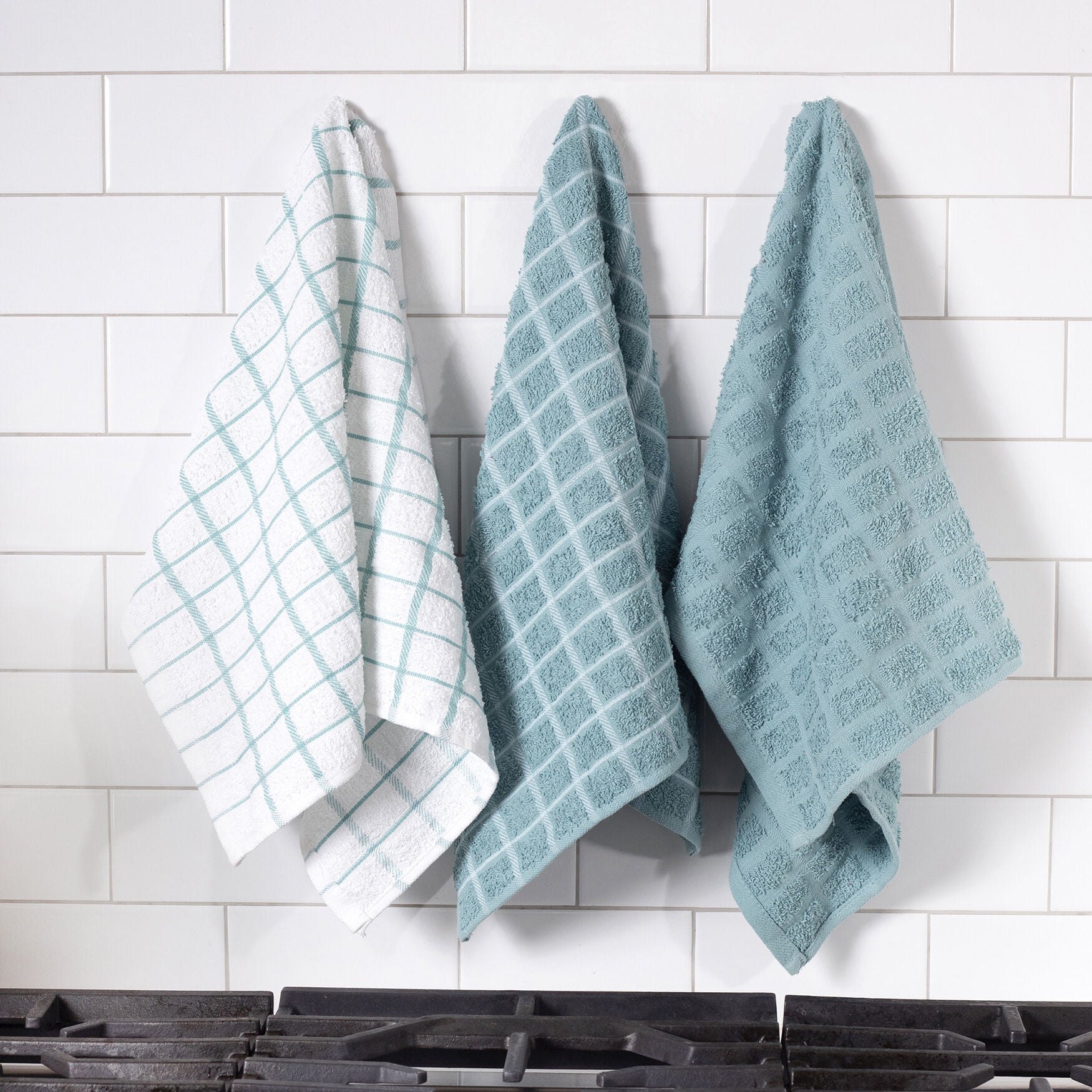 Terry Kitchen Towels, Set Of 3, , alternate image number 3