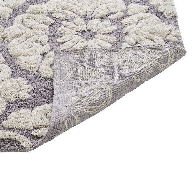 Medallion Collection 100% Cotton 3 Piece (17 inches X 24 inches | 24 inches X 40 inches | 20 inches X 60 inches) Bath Rug Set, , alternate image number 4