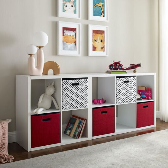 Glencoe 6 Cubby Storage Cabinet - White, , alternate image number null