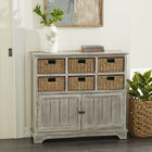 Brown Traditional Wood Storage Unit, 35 x 38, , alternate image number null