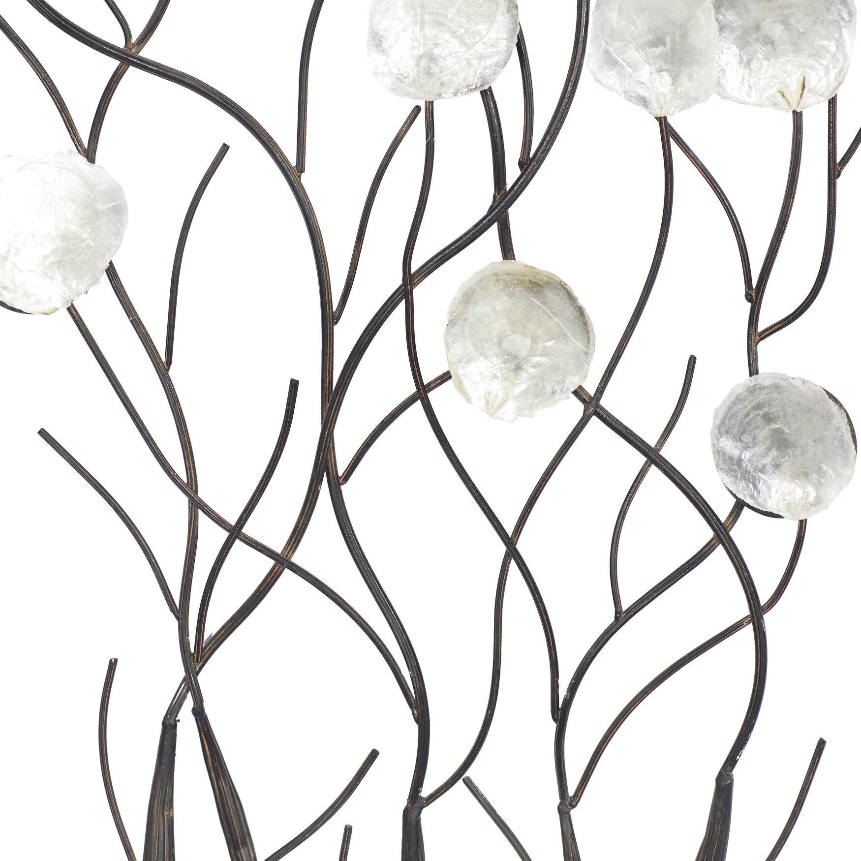 White Metal Coastal Abstract Wall Decor, , alternate image number 4