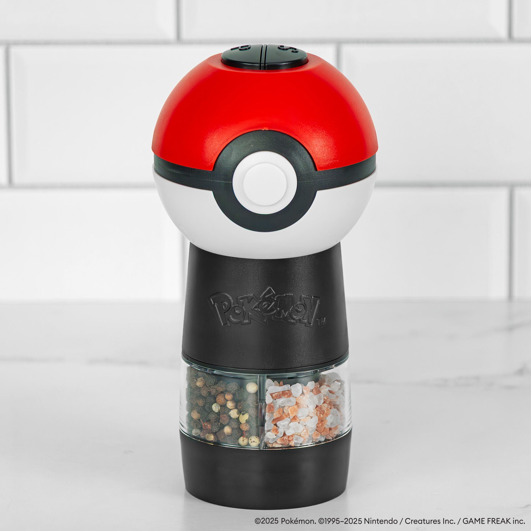 Pok&eacute;mon Pok&eacute; Ball Salt and Pepper Grinder, MULTICOLOR, alternate image number 1