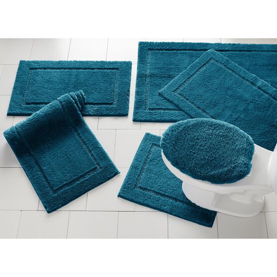 BH Studio Luxe Rectangular Bath Rug, TEAL, hi-res image number null