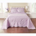 Lily Damask Embossed Bedspread, LILAC, hi-res image number null