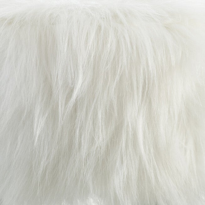 Faux Fur Foot Stool, , alternate image number 9