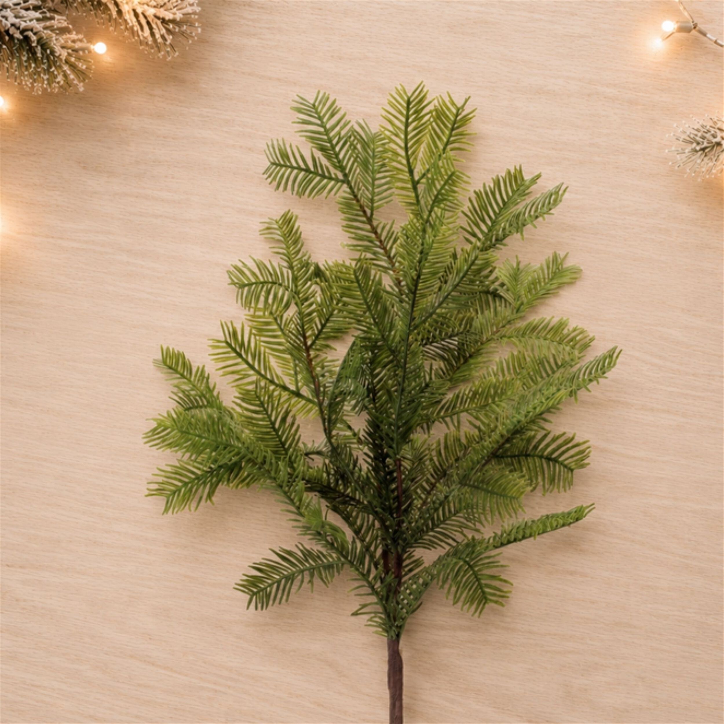 Fresh Touch Pine Spray (Set of 4), GREEN BROWN, alternate image number 1