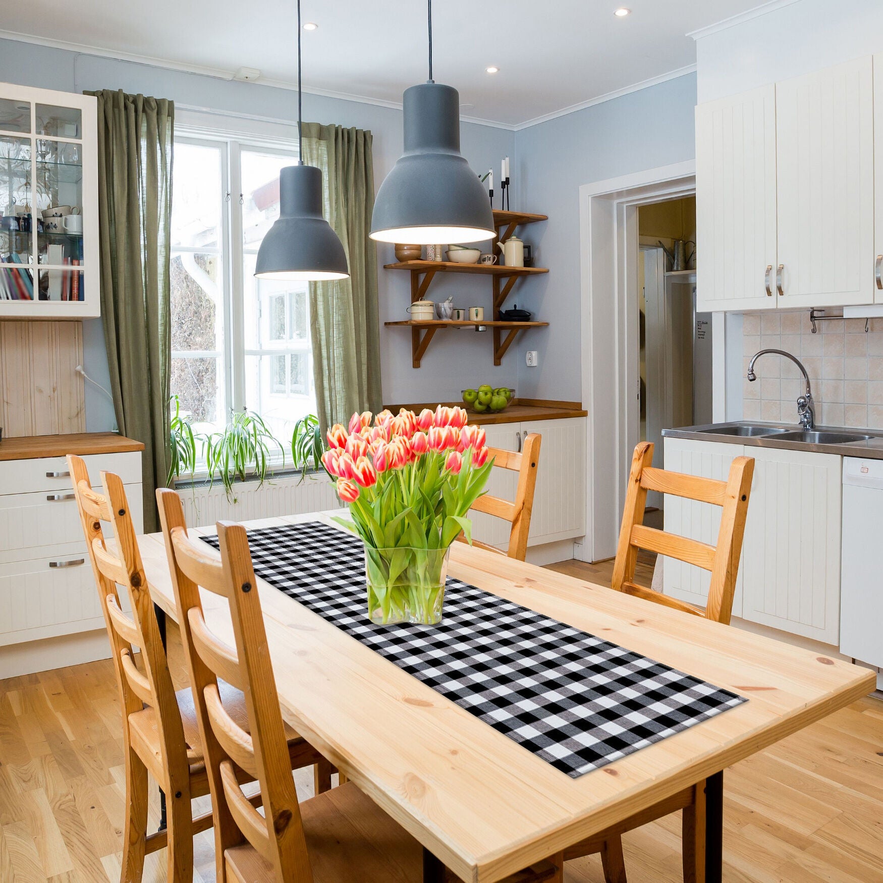 Buffalo Check Table Runner - 13-in x 90-in, , alternate image number 5