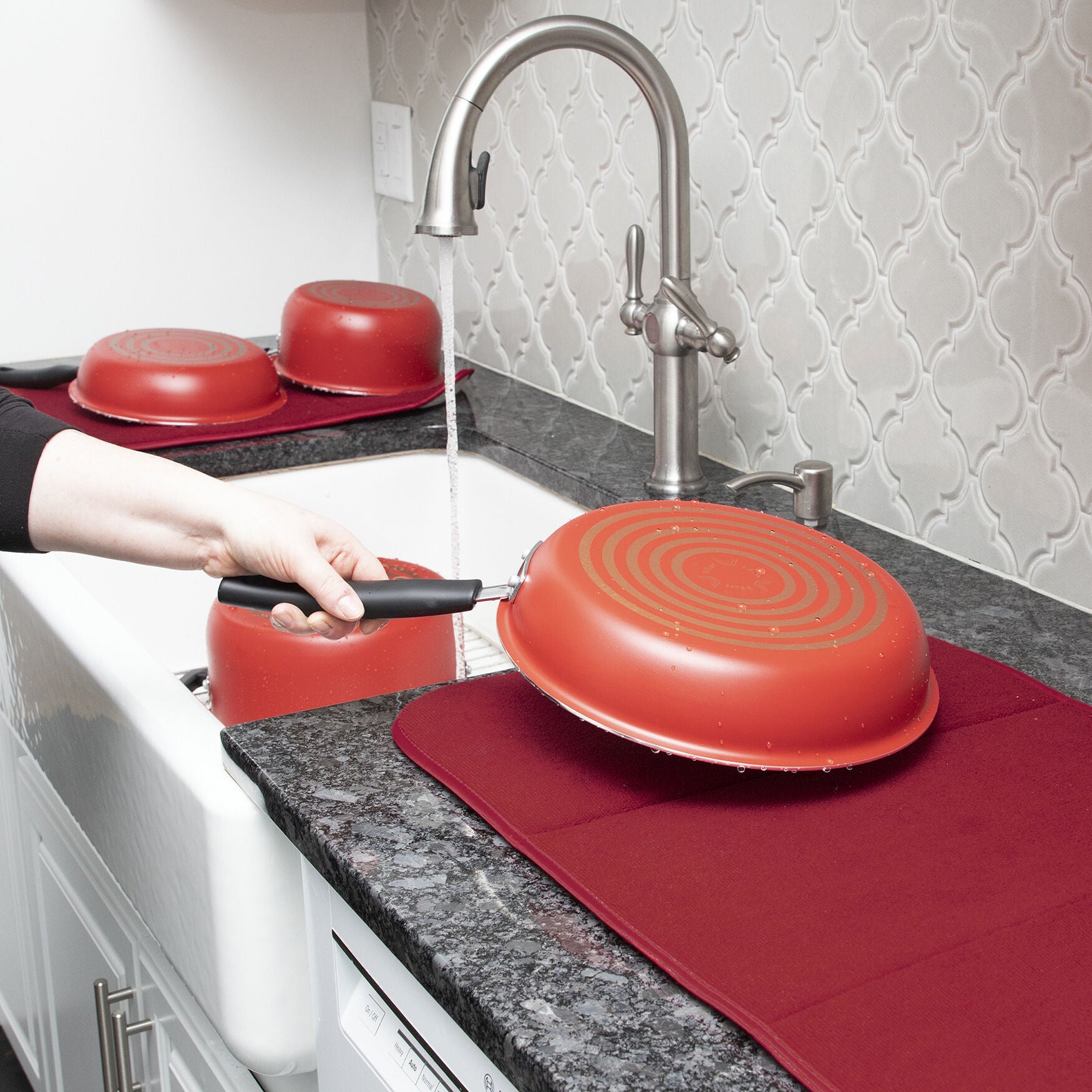 Dish Drying Mats, Set Of 2, , alternate image number 3