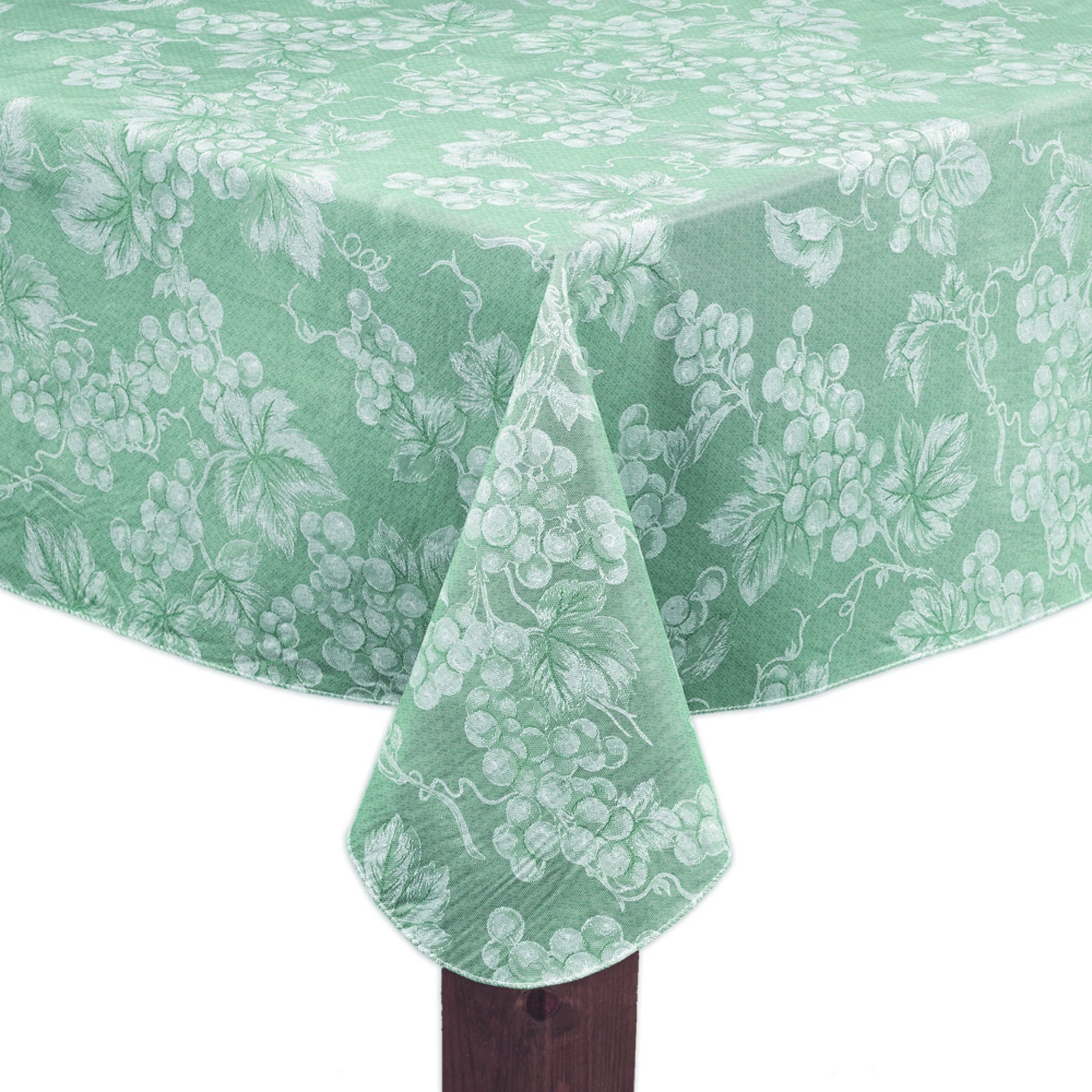 GRAPEVINE Tablecloth, SAGE, hi-res image number 0