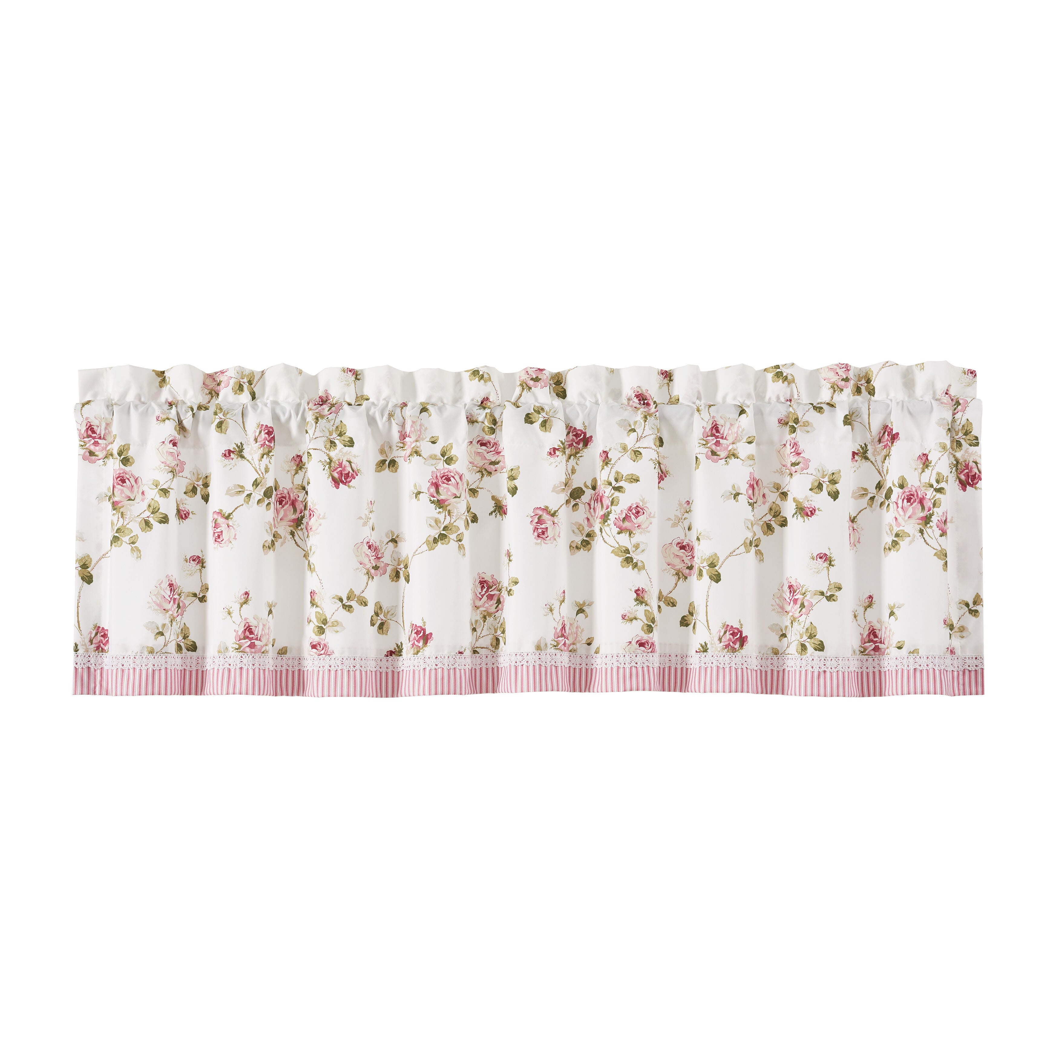 Rosemary Window Straight Valance, ROSE, alternate image number 1