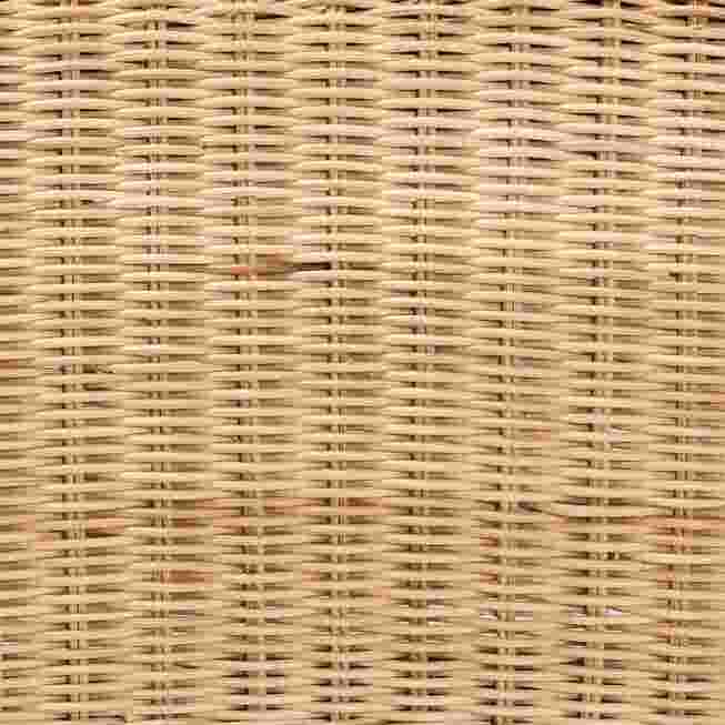 Close-up of woven rattan texture