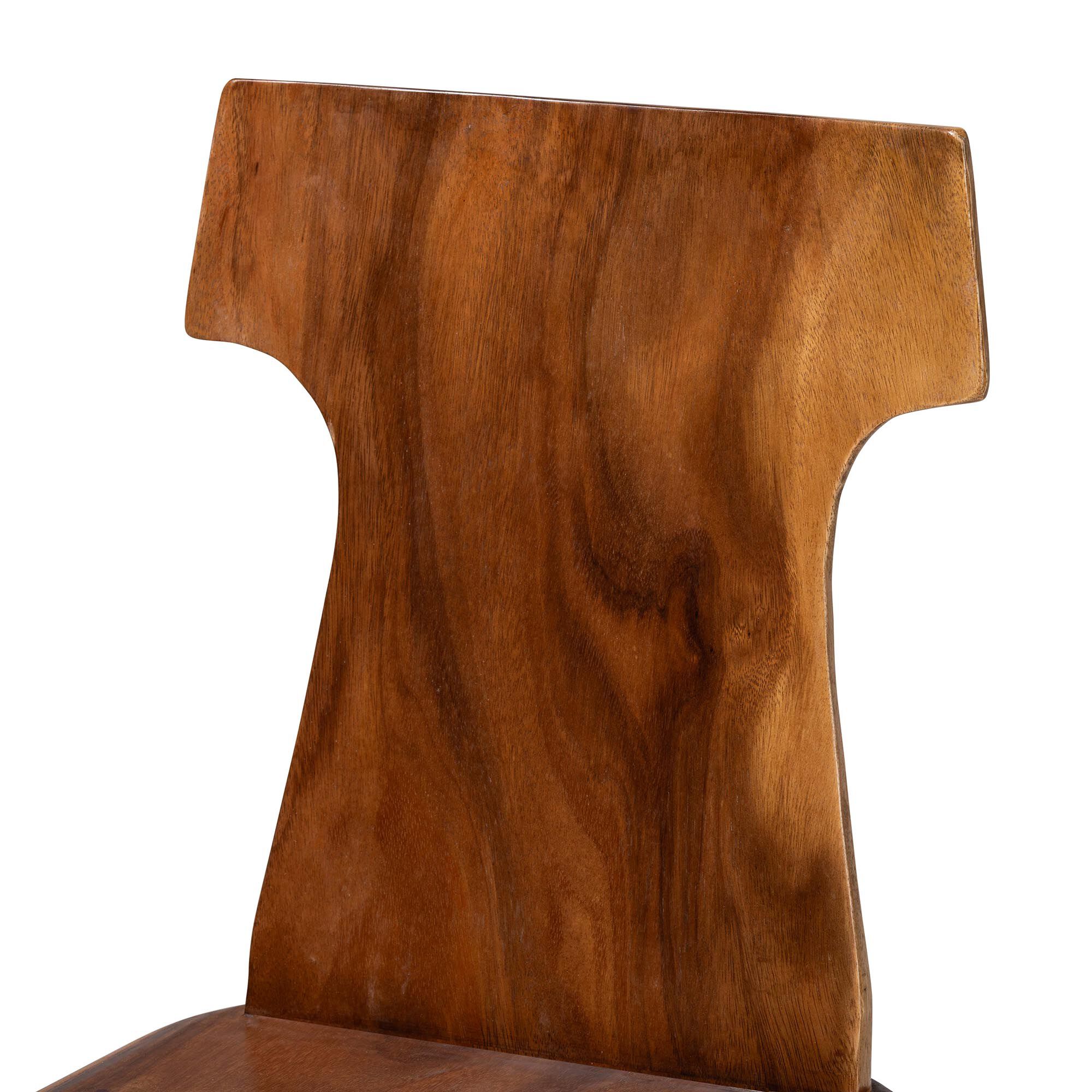 Larissa Suar Wood Dining Chair, BROWN, alternate image number 5