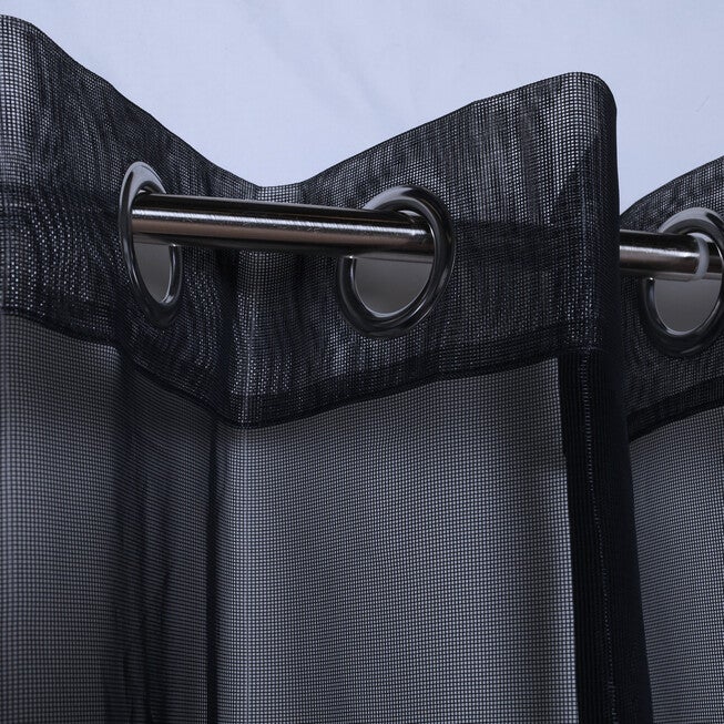No Se'Em Sheer Grommet Outdoor Curtain Panel, , alternate image number 3