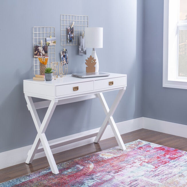 Peggy White Writing Desk, , alternate image number 11